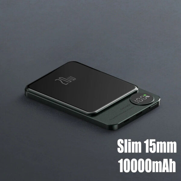 10000mAh Macsafe Magnetic Power Bank PD20W 15W Wireless Fast Charger External Auxiliary Battery Pack For Magsafe iPhone 15 14 13 - Image 14