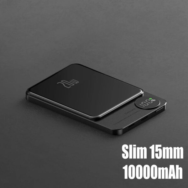 10000mAh Macsafe Magnetic Power Bank PD20W 15W Wireless Fast Charger External Auxiliary Battery Pack For Magsafe iPhone 15 14 13 - Image 15