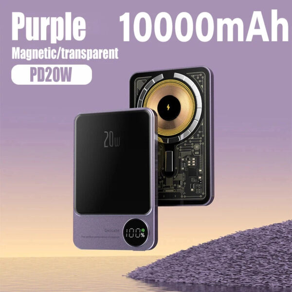 10000mAh Macsafe Magnetic Power Bank PD20W 15W Wireless Fast Charger External Auxiliary Battery Pack For Magsafe iPhone 15 14 13 - Image 17