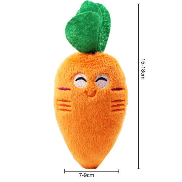 1pc Plush Dog Toys Squeaky Bone Ice Cream - Image 7