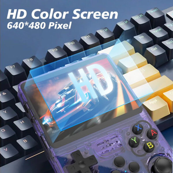 2023 New R36S Retro Handheld Video Game Console Linux System 3.5 Inch IPS Screen Mini Video Player 128GB Classic Gaming Emulator - Image 2