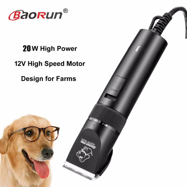 20W High Power Professional Pet Hair Trimmer - Dog, Cat, Animal Grooming Clipper Shaver - Image 2