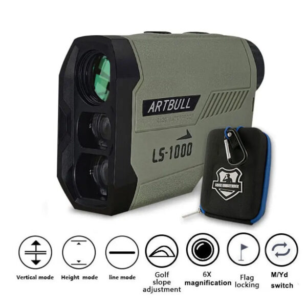 ARTBULL Golf Laser Rangefinder 1000M 650M Telescope with Flag-Lock Slope Pin Distance Meter for Hunting Monocular - Image 10