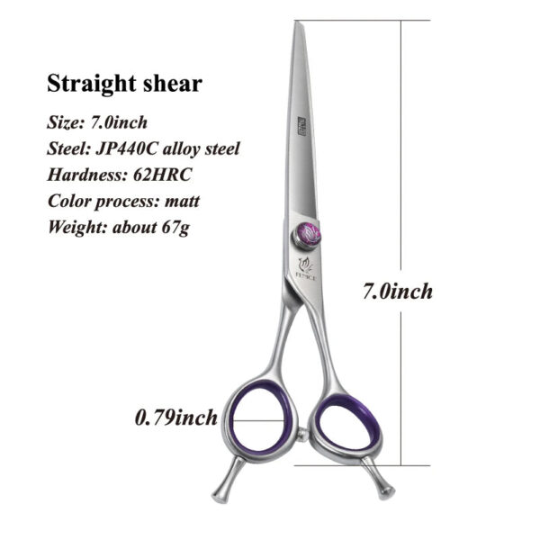 Fenice Professional Dog Grooming Scissors - 7.0/8.0 Inch Thinning Chunker Shears (JP440C) - Image 11