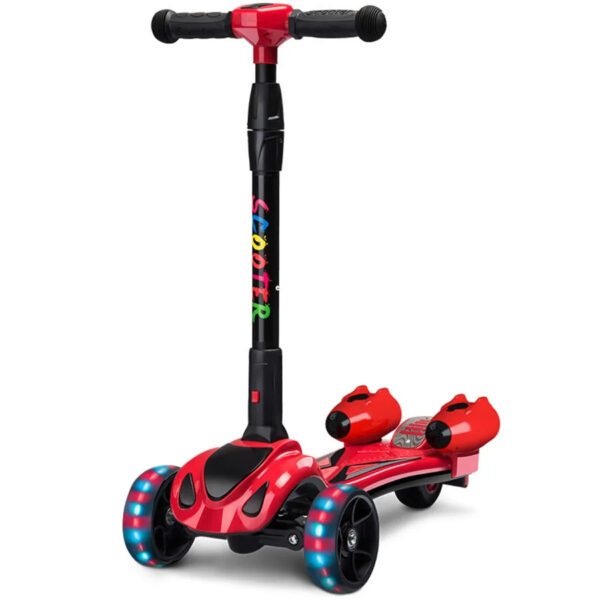 Folding Adjustable Kick Scooters for Kids, 3 Wheel Electric Light Spray, Children's Foot Scooters, High Quality - Image 12