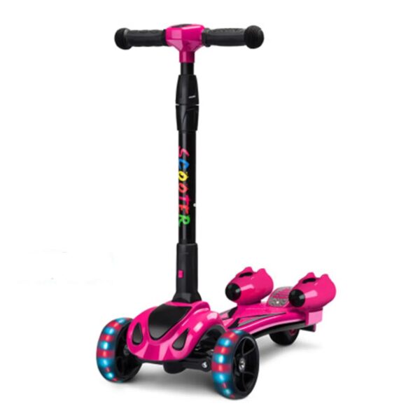 Folding Adjustable Kick Scooters for Kids, 3 Wheel Electric Light Spray, Children's Foot Scooters, High Quality - Image 7