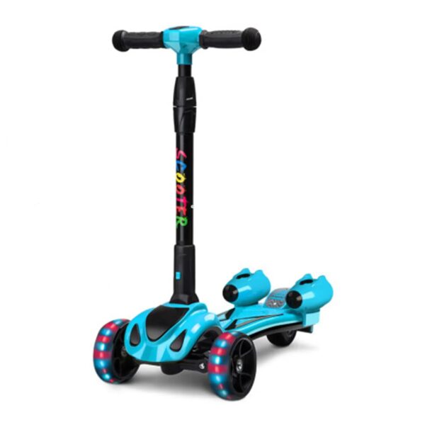 Folding Adjustable Kick Scooters for Kids, 3 Wheel Electric Light Spray, Children's Foot Scooters, High Quality - Image 8