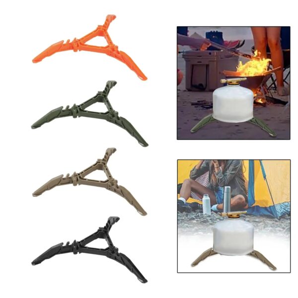 Camping Fuel Can Stabilizer & Tripod Holder - Outdoor Picnic Gas Cylinder Stand - Image 6