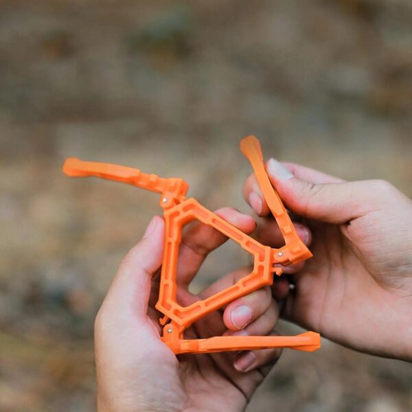 Camping Fuel Can Stabilizer & Tripod Holder - Outdoor Picnic Gas Cylinder Stand - Image 7