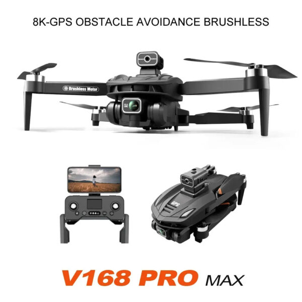 For Xiaomi V168 Drone 8K 5G GPS Professional HD Aerial Photography Dual-Camera Omnidirectional Obstacle Avoidance Drone Original - Image 5