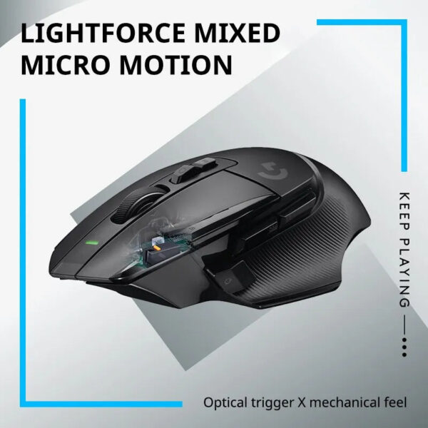 Logitech (G) G502 X Advanced Edition New Optical-mechanical Hybrid Micro HERO Engine Gaming Mouse - Image 8