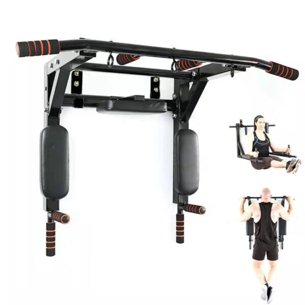 Multifunctional Wall-Mounted Pull-Up & Parallel Bars Fitness Equipment for Adults - Image 4