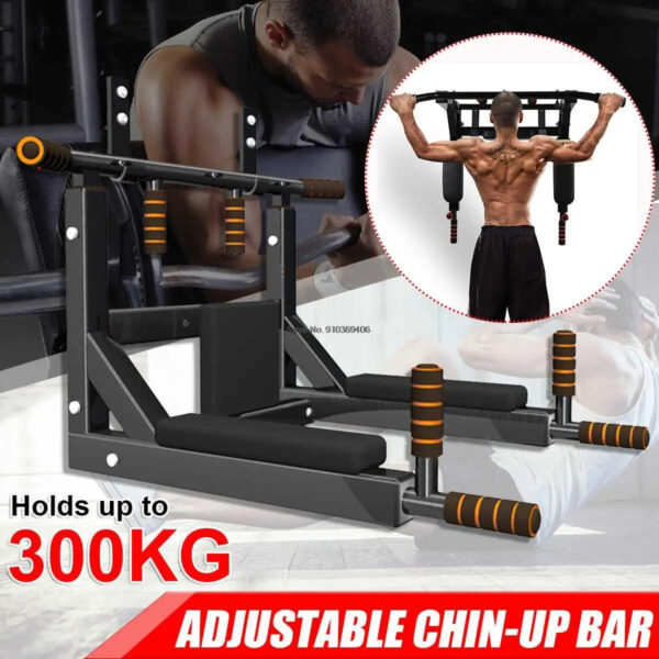 Multifunctional Wall-Mounted Pull-Up & Parallel Bars Fitness Equipment for Adults - Image 5