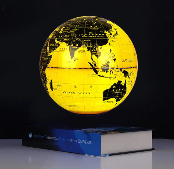 New Book Shape Magnetic Levitating Lamp 8Inch Floating Luminous Earth Globe World Map School Use Festival Gift Home Office Decor - Image 11