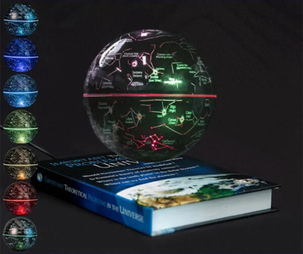 New Book Shape Magnetic Levitating Lamp 8Inch Floating Luminous Earth Globe World Map School Use Festival Gift Home Office Decor - Image 13