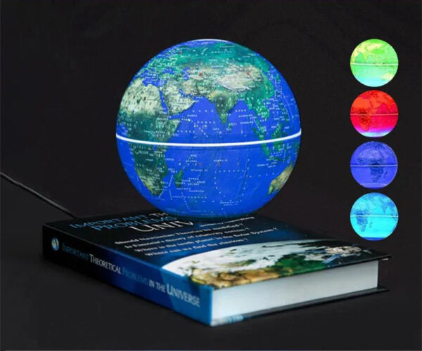 New Book Shape Magnetic Levitating Lamp 8Inch Floating Luminous Earth Globe World Map School Use Festival Gift Home Office Decor - Image 14