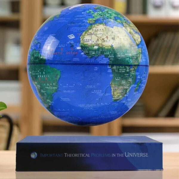 New Book Shape Magnetic Levitating Lamp 8Inch Floating Luminous Earth Globe World Map School Use Festival Gift Home Office Decor - Image 7
