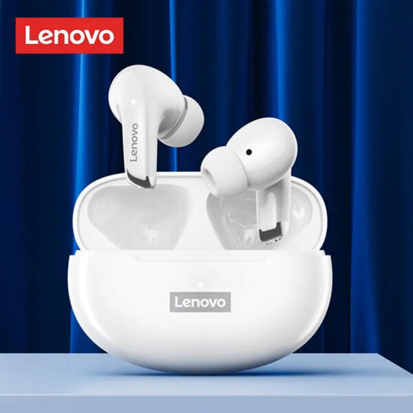 Original Lenovo LP5 Wireless Bluetooth Earbuds HiFi Music Earphones Headphones Sports Waterproof Headset With Mic Earbuds New - Image 2