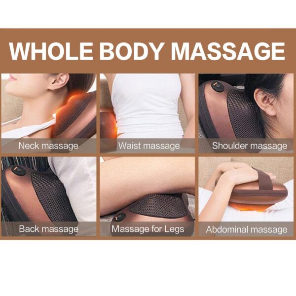 Portable 4 heads Massage Pillow - Image 8