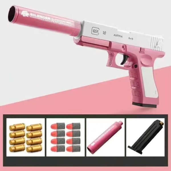 Safe Toy Gun For Kids Shell Ejecting Soft Bullet Toy Guns Pistol Dropshipping Shopify Tiktok Toys - Image 2