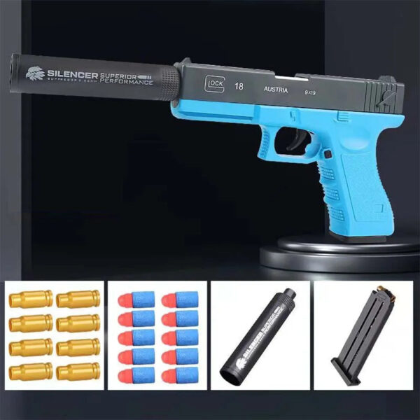 Safe Toy Gun For Kids Shell Ejecting Soft Bullet Toy Guns Pistol Dropshipping Shopify Tiktok Toys - Image 3