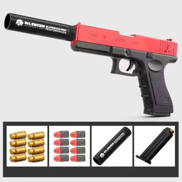 Safe Toy Gun For Kids Shell Ejecting Soft Bullet Toy Guns Pistol Dropshipping Shopify Tiktok Toys - Image 4