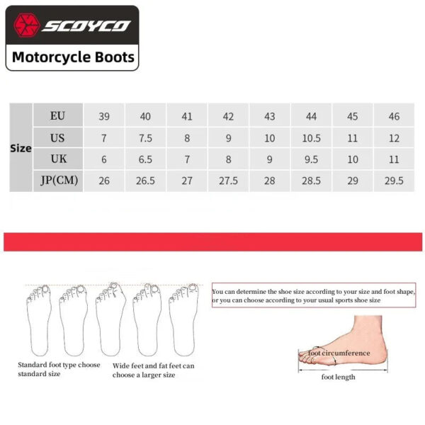 Scoyco Enduro Motorcycle Boots Man Waterproof Motorcyclist Shoes Brown Leather Motocross Boots Anti-slip Motorcycle Accessories - Image 9