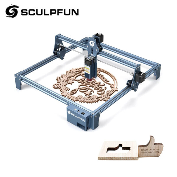 SCULPFUN S9 90W Effect Laser Engraving Machine Ultra-thin Laser Beam Shaping Technology Acrylic Engraver Cut Machine 410x420mm - Image 5