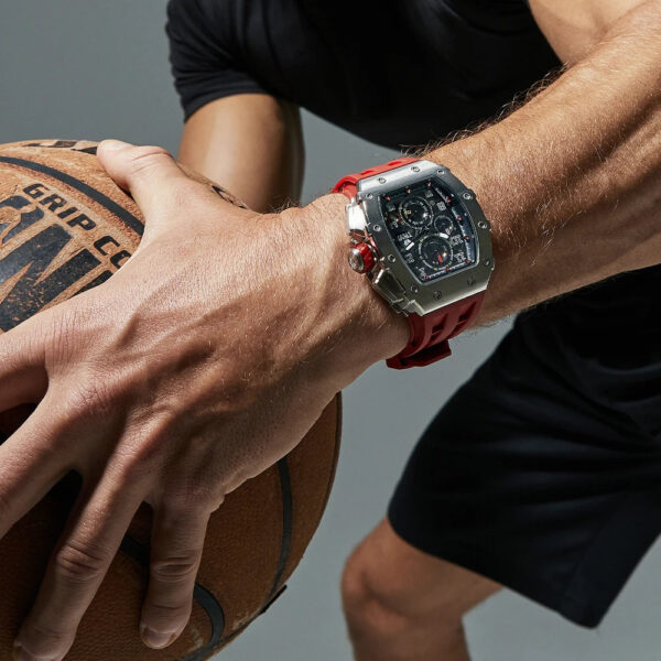 TSAR BOMBA Watch for Men Top Brand Luxury Waterproof Quartz Wristwatch Tonneau Clock Gift Chronograph Rectangle Mens Watch - Image 21