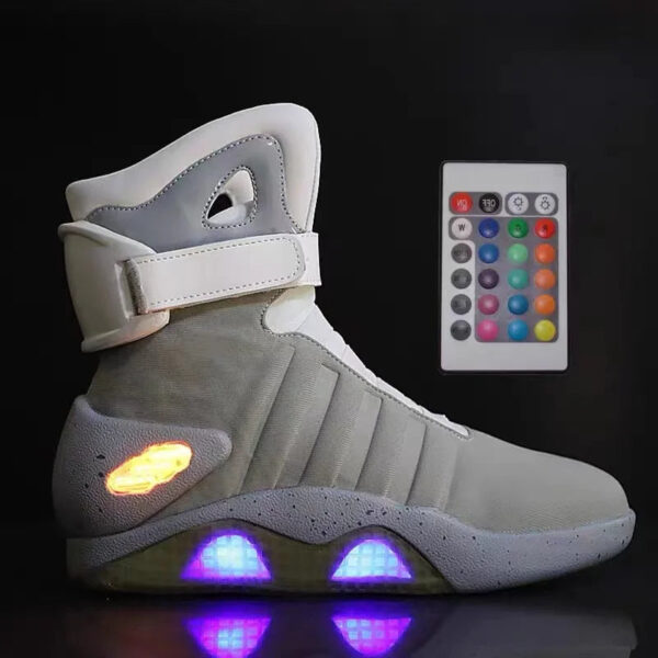 UncleJerry New Led Boots for Men,Women,USB Rechargeable Glowing Shoes Man Winter Boots Party Shoes Cool Soldier Boots - Image 5